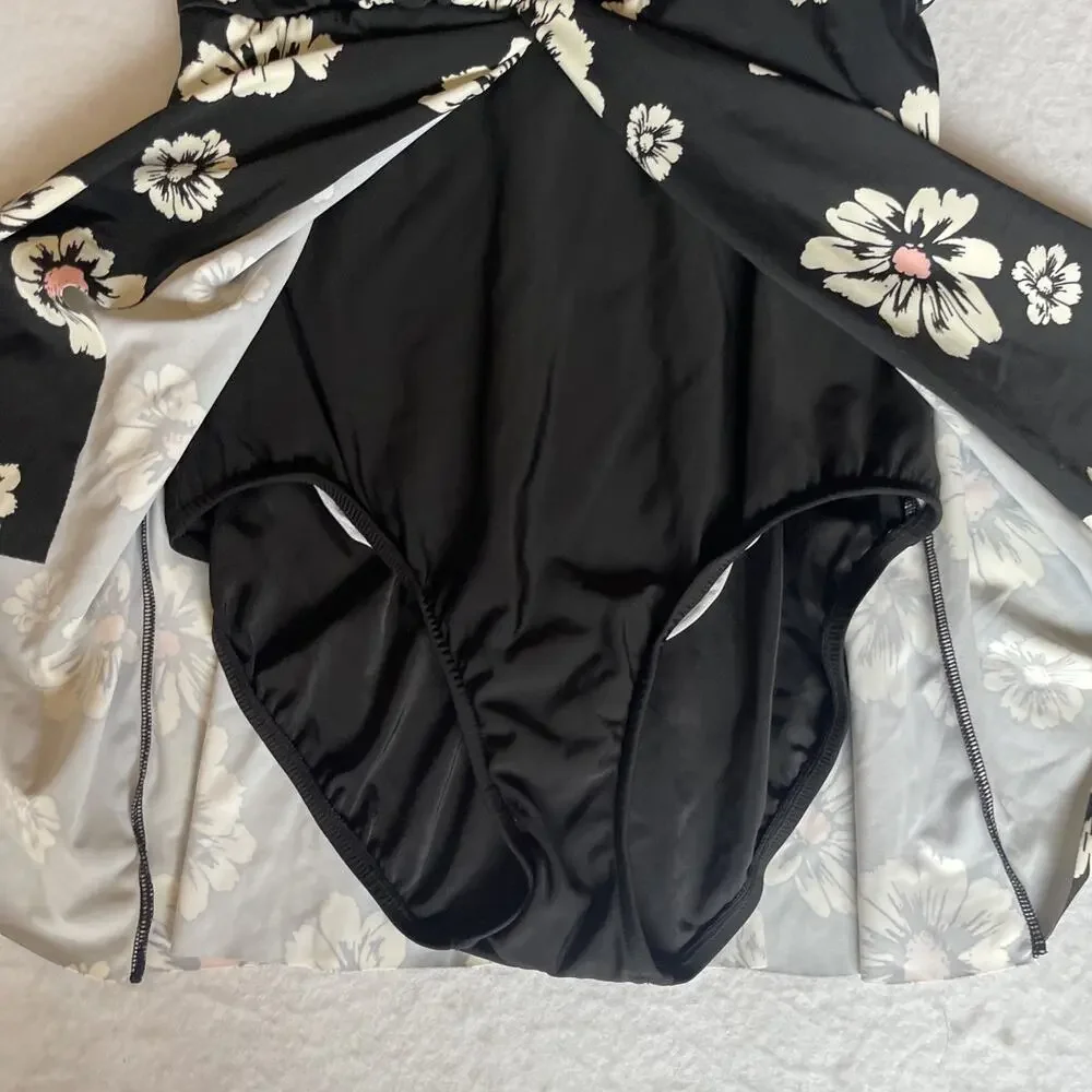 Swim Solutions PICK ME Flyaway Tummy-Control Swimdress, US 8 - Picture 10 of 15
